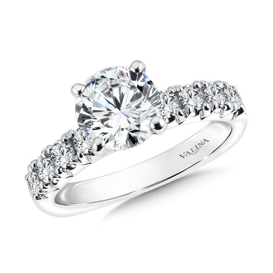 Valina Five-Stone Straight Engagement Ring R1088W