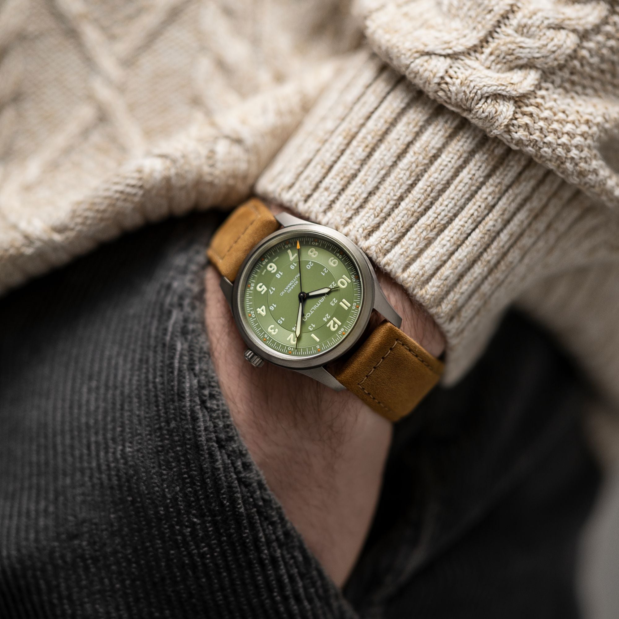 KHAKI FIELD TITANIUM AUTO H70205860