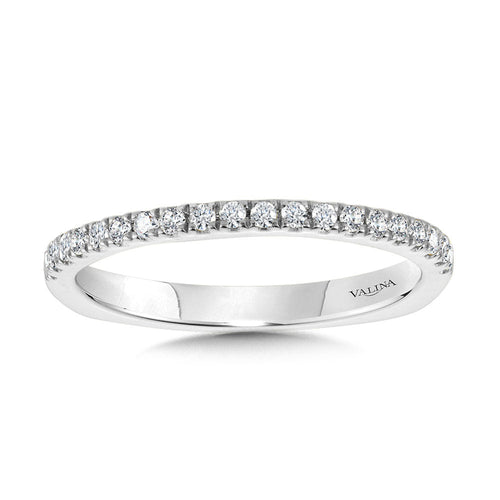 WG Straight Diamond Wedding Band R2239BW