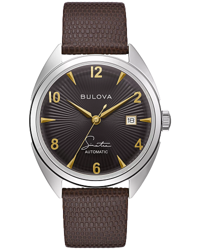Bulova 96B348 Frank Sinatra Fly Me To The Moon Automatic Textured Black Dial