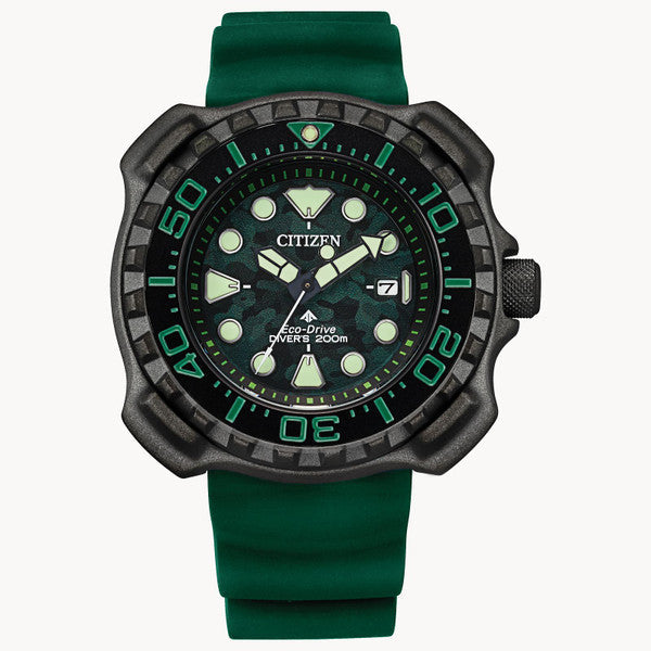 Citizen BN0228-06W Promaster Sea Collection Super Titanium Green